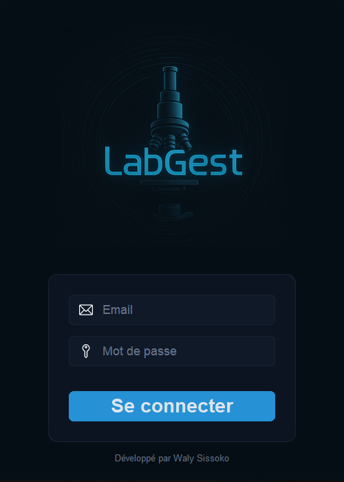 LabGest Dashboard Interface